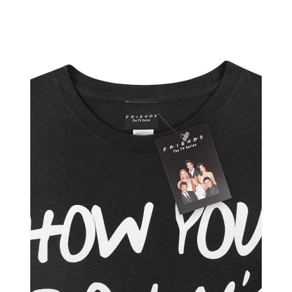 Black - Pack Shot - Friends Womens-Ladies How You Doin´ T-Shirt