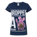 Navy - Front - Clangers Womens-Ladies Dropped A Major Clanger T-Shirt