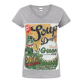 Grey - Front - Clangers Womens-Ladies Soup Dragons Green Soup T-Shirt
