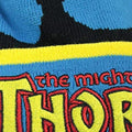 Black-Blue - Back - Thor Official Adults Unisex Retro Original Bobble Hat