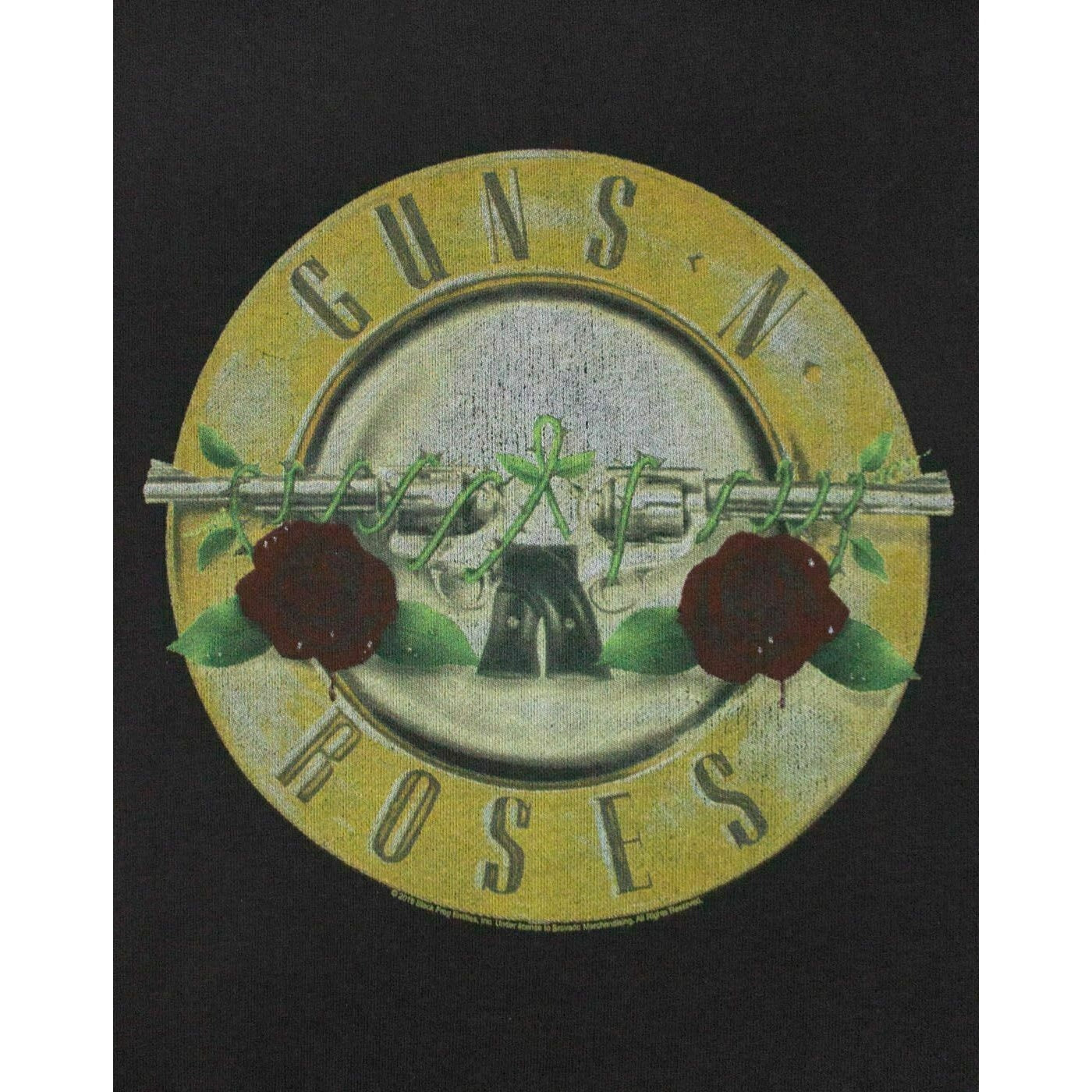 Black - Side - Amplified Guns N Roses Mens Drum Sweatshirt
