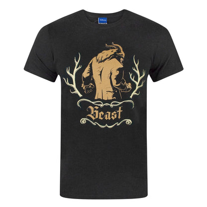 Black - Front - Disney Beauty And The Beast Mens T-Shirt