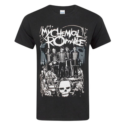 Black - Front - My Chemical Romance Mens The Black Parade Poster T-Shirt