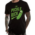 Black - Back - Rick And Morty Mens Pickle Rick T-Shirt