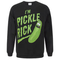 Black - Front - Rick And Morty Mens Pickle Rick Sweater