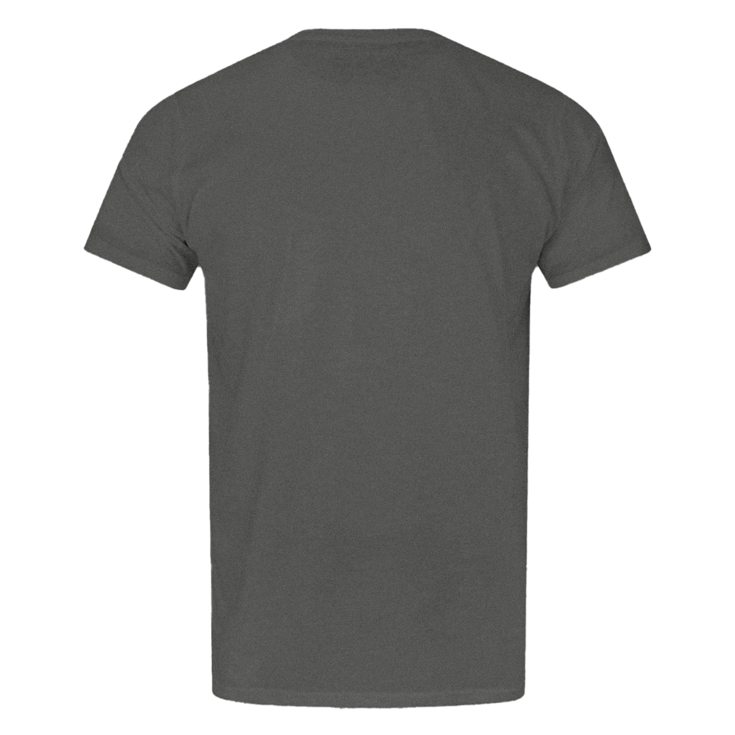 Charcoal - Back - Justice League Mens Batman Logo T-Shirt