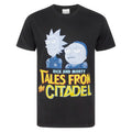 Black - Front - Rick And Morty Mens Tales From The Citadel T-Shirt