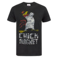 Black - Front - Looney Tunes Mens Chick Magnet T-Shirt