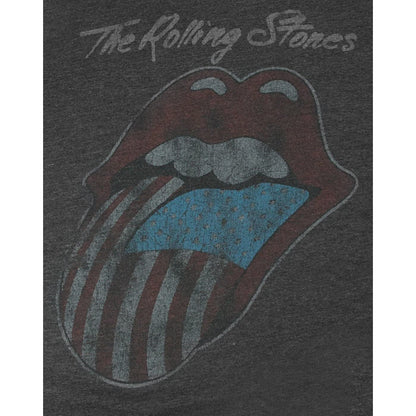 Black - Back - Amplified Official Mens Rolling Stones USA Tour 2 T-Shirt