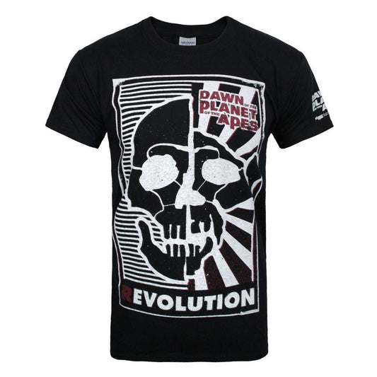 Black - Front - Dawn Of The Planet Of The Apes Official Mens Revolution T-Shirt