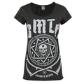 Charcoal - Front - Amplified Womens-Ladies Bring Me The Horizon Crooked Young T-Shirt