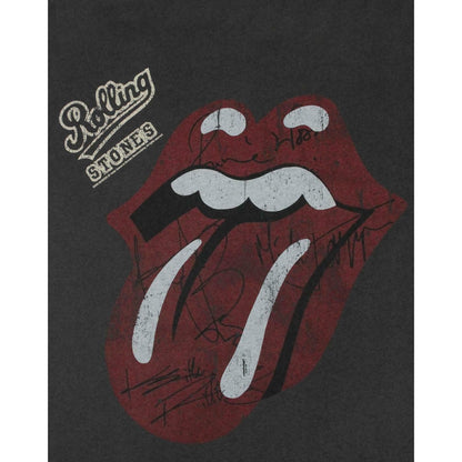 Charcoal - Side - Amplified Womens-Ladies Rolling Stones Autograph Tank Top