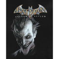 Black - Side - Batman Womens-Ladies Arkham Asylum Joker T-Shirt