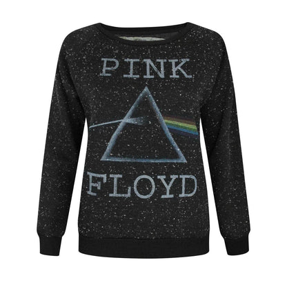 Black - Front - Amplified Womens-Ladies Pink Floyd Dark Side Of The Moon Sweater