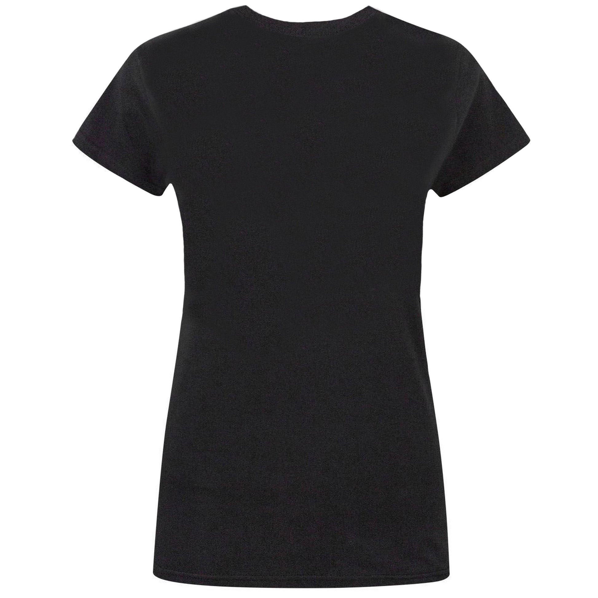 Black - Back - Minions Womens-Ladies Sorry I`m Bad T-Shirt