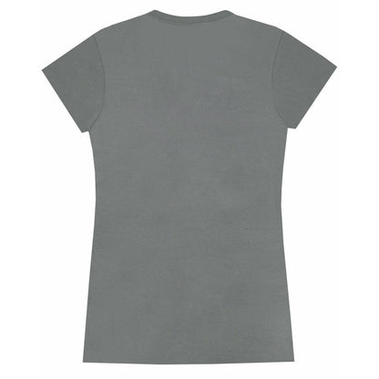 Charcoal - Back - Game Of Thrones Womens-Ladies Stark Winter Is Coming T-Shirt