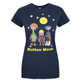 Blue - Front - Worn Womens-Ladies Button Moon Mr Spoon And Friends T-Shirt