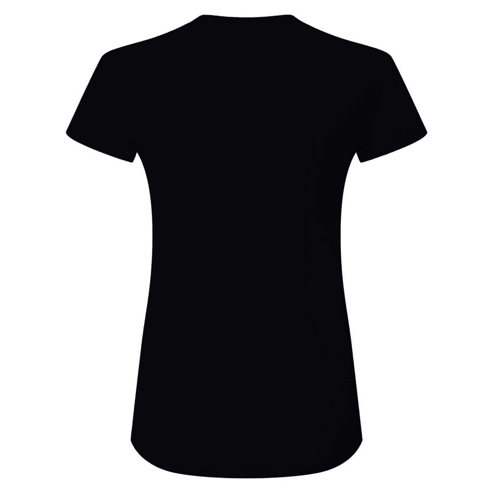 Black - Back - The Walking Dead Womens-Ladies Zombies T-Shirt