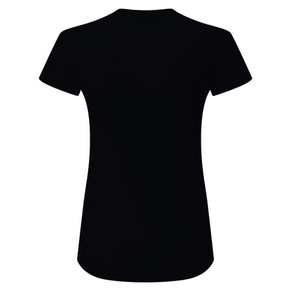 Black - Back - The Walking Dead Womens-Ladies Zombies T-Shirt