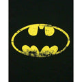 Black - Side - Batman Womens-Ladies Distressed Emblem T-Shirt