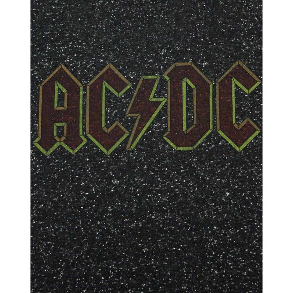 Black - Side - Amplified Womens-Ladies AC-DC Logo Sweater