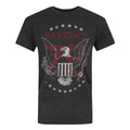 Black - Front - Amplified Official Mens Ramones 76 Tour T-Shirt