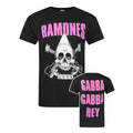 Black - Front - Ramones Official Mens Pinhead Skull T-Shirt
