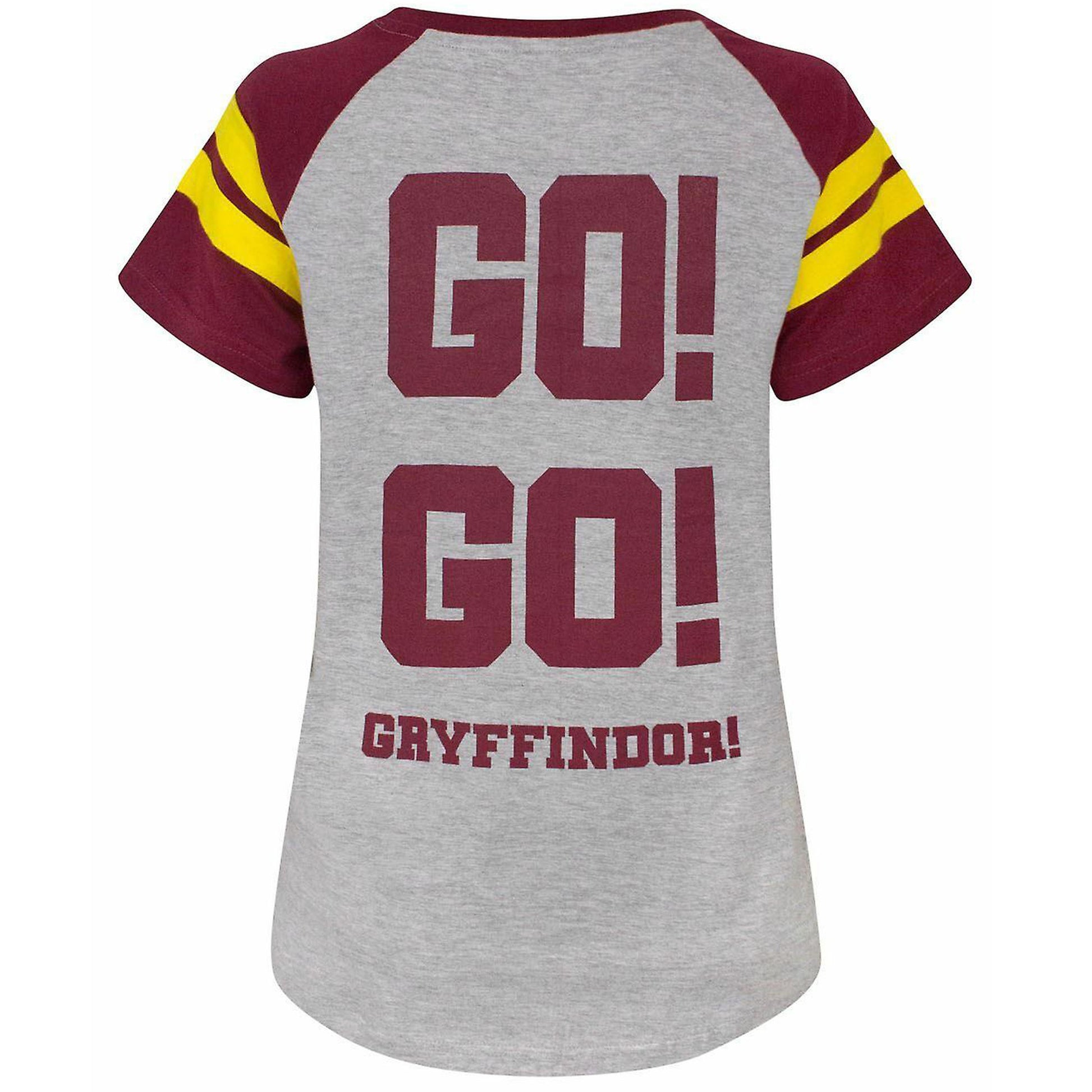 Multicoloured - Back - Harry Potter Womens-Ladies Quidditch Team Captain T-Shirt
