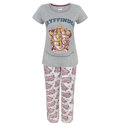 Multicoloured - Front - Harry Potter Womens-Ladies Gryffindor Pyjamas
