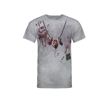 Grey - Front - The Walking Dead Official Mens Daryl Dixon Handprint T-Shirt