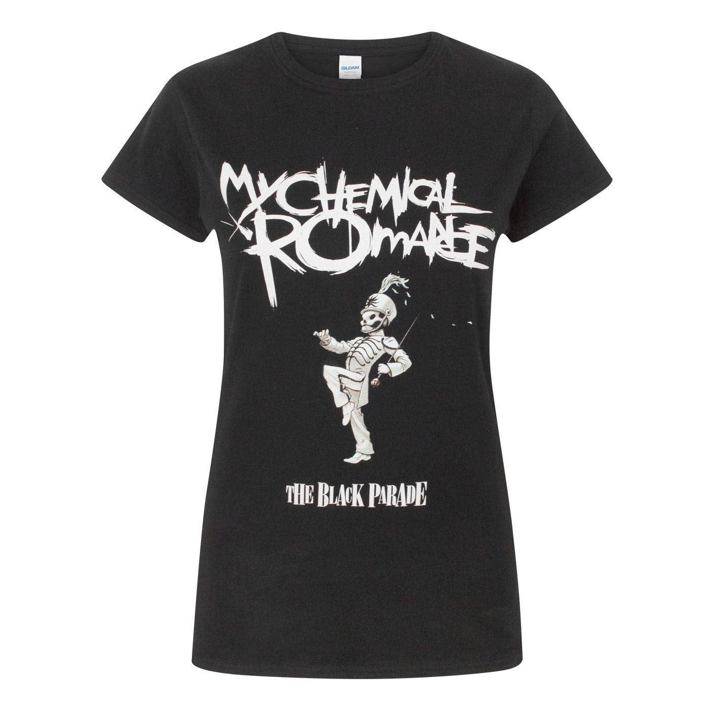 Black - Front - My Chemical Romance Womens-Ladies The Black Parade T-Shirt