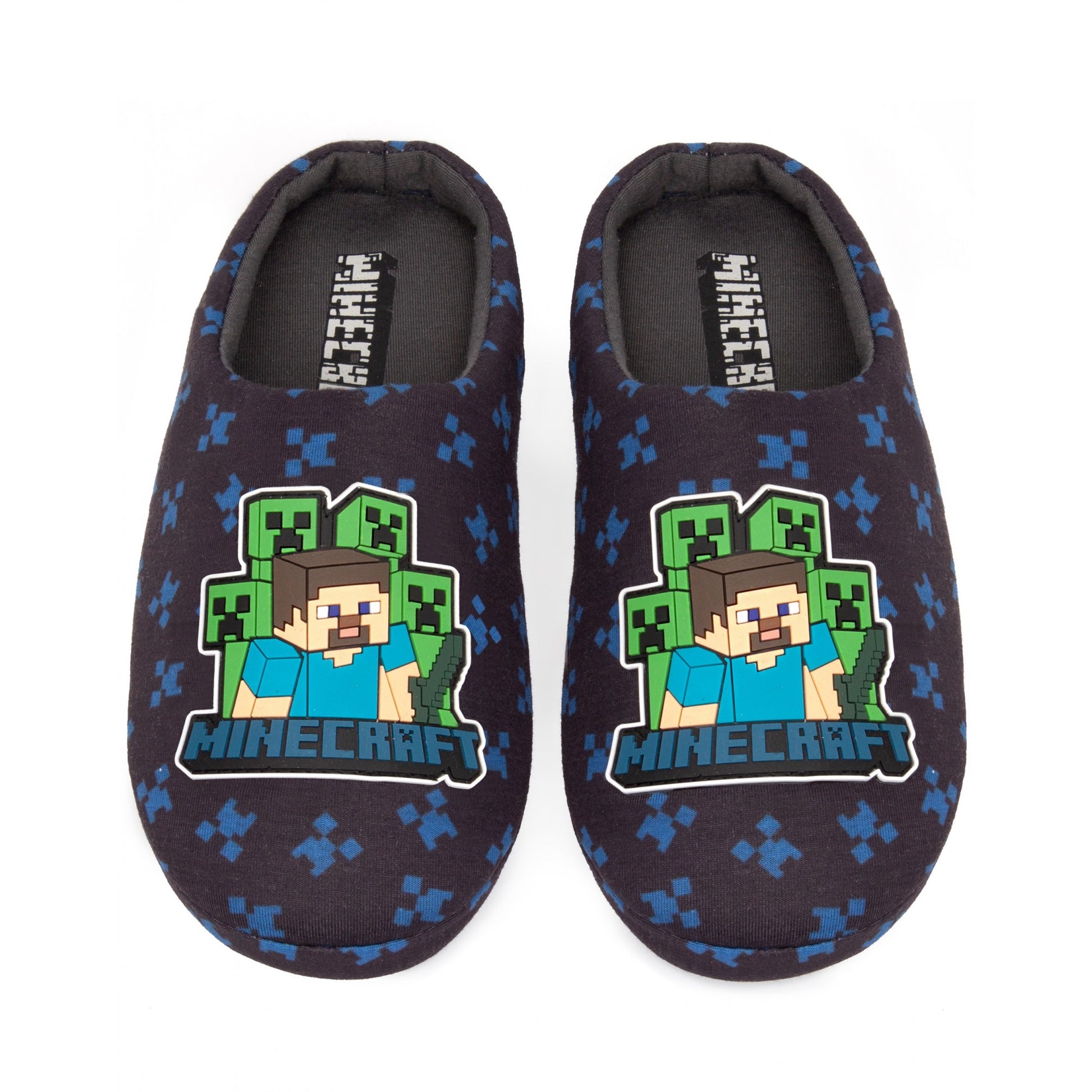 Blue - Lifestyle - Minecraft Official Boys Surrounded Slippers
