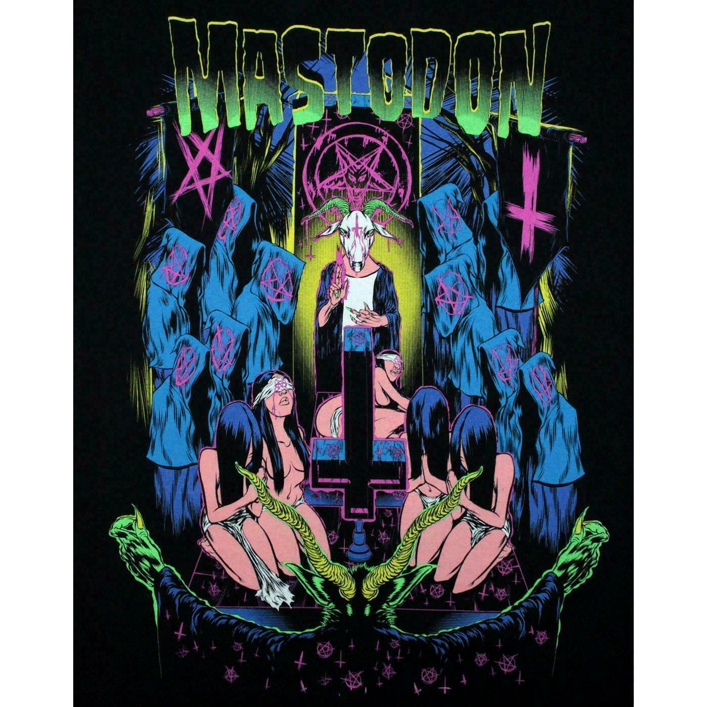 Black - Side - Mastodon Official Mens Unholy Ceremony T-Shirt