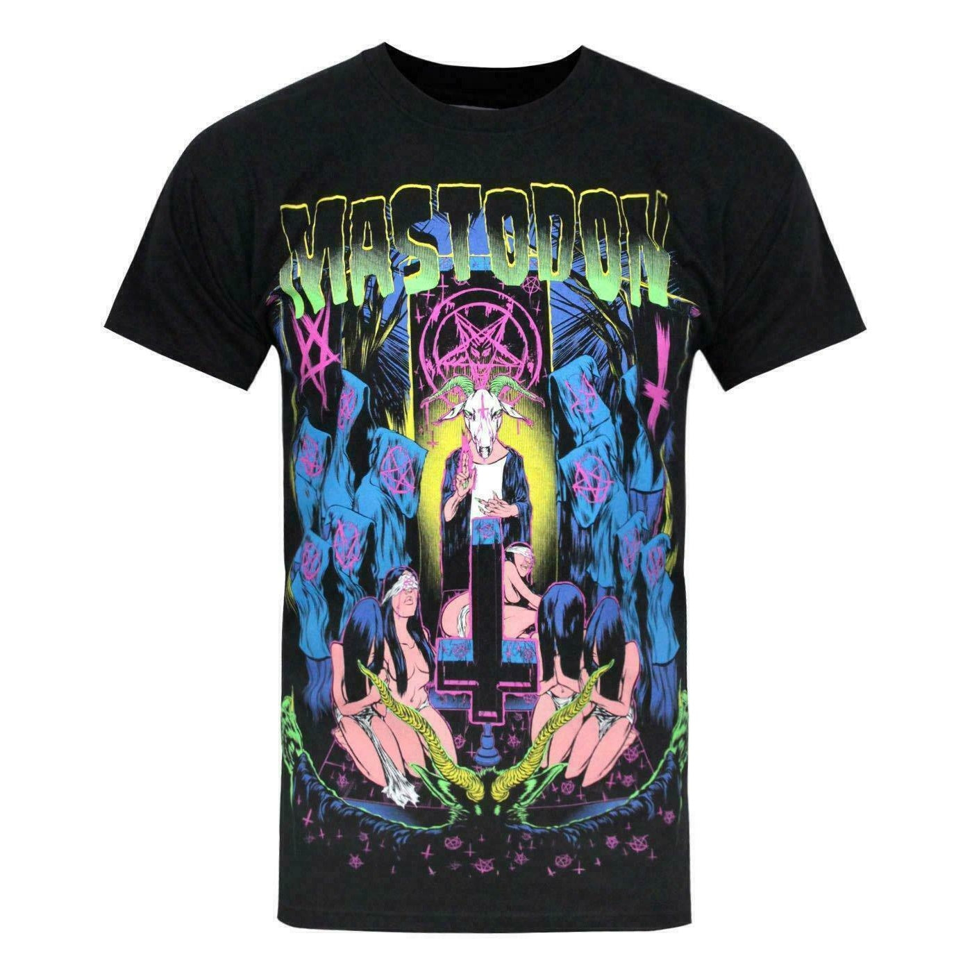 Black - Front - Mastodon Official Mens Unholy Ceremony T-Shirt