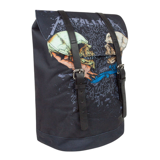 Black - Front - Rock Sax Official Metallica Sad But True Heritage Backpack
