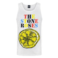 White - Front - The Stone Roses Official Mens Lemon Vest