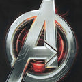 Black - Side - Avengers Age Of Ultron Official Mens Logo T-Shirt
