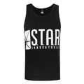 Black - Front - Flash Official Mens TV STAR Laboratories Vest