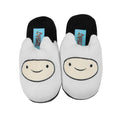 White - Back - Adventure Time Official Childrens-Kids Finn Slippers