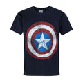 Blue - Front - Avengers Age Of Ultron Kids Captain America Shield T-Shirt