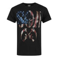 Black - Front - Sons Of Anarchy Mens Americana & Crossed Rifles T-Shirt