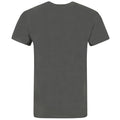 Charcoal - Back - Batman Mens Distressed Logo T-Shirt