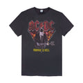 Black - Front - Amplified Mens AD-DC Highway To Hell Angus Young T-Shirt