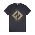 Charcoal - Front - Amplified Mens Foo Fighters Concrete And Gold T-Shirt