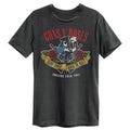 Charcoal - Front - Amplified Mens Guns N Roses Gone To Hell T-Shirt