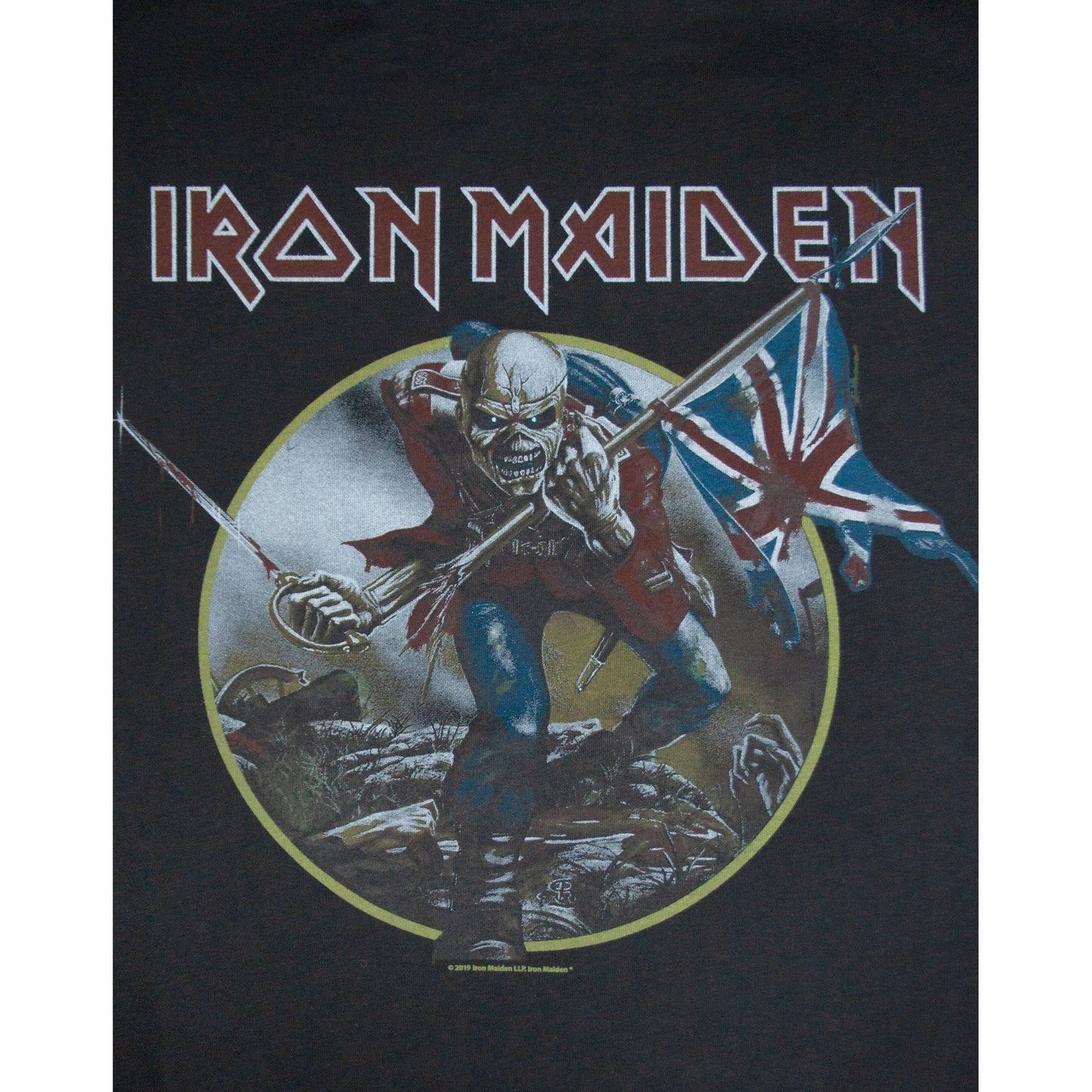 Black - Lifestyle - Amplified Womens-Ladies Iron Maiden Trooper Sleeveless T-Shirt