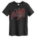 Charcoal - Front - Amplified Mens Led Zeppelin Icarus Tour 77 T-Shirt