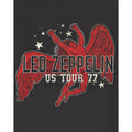 Charcoal - Back - Amplified Womens-Ladies Led Zeppelin Icarus US 77 Tour T-Shirt