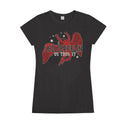 Charcoal - Front - Amplified Womens-Ladies Led Zeppelin Icarus US 77 Tour T-Shirt