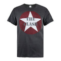 Charcoal - Front - Amplified Mens The Clash Star Logo T-Shirt